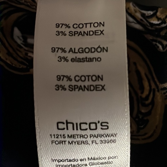 Chico’s Rhinestone Buttons Blouse - Picture 13 of 13